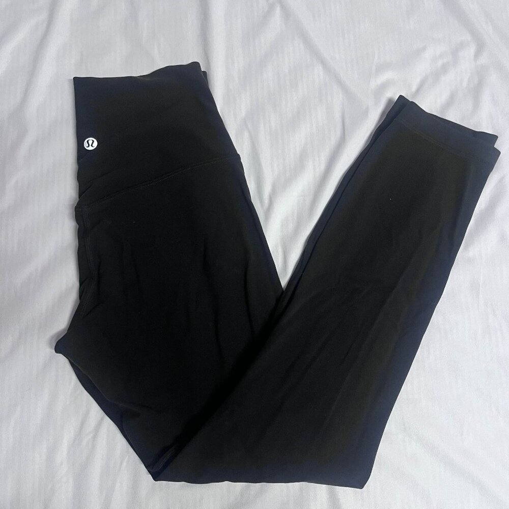 Lulu Lemon Leggings, Black color, Size 2, 23 Inches